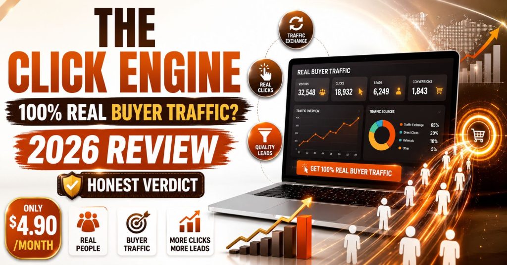 The Click Engine Get 100% REAL Buyer Traffic Review