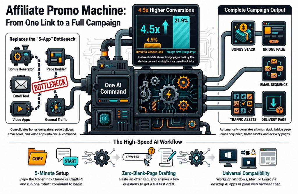Affiliate Promo Machine Build Complete Campaigns With AI Review
