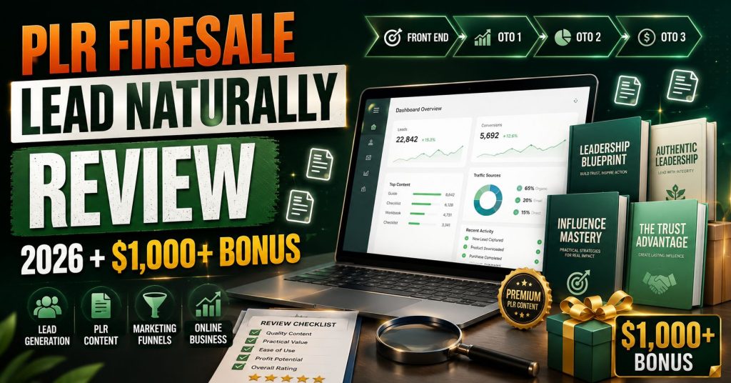 PLR Firesale Lead Naturally Review