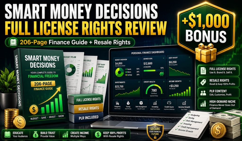 Smart Money Decisions Full License Rights Review