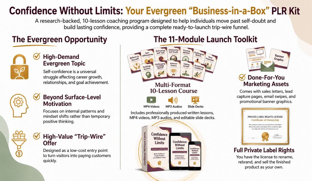 PLR Firesale Confidence Without Limits Review