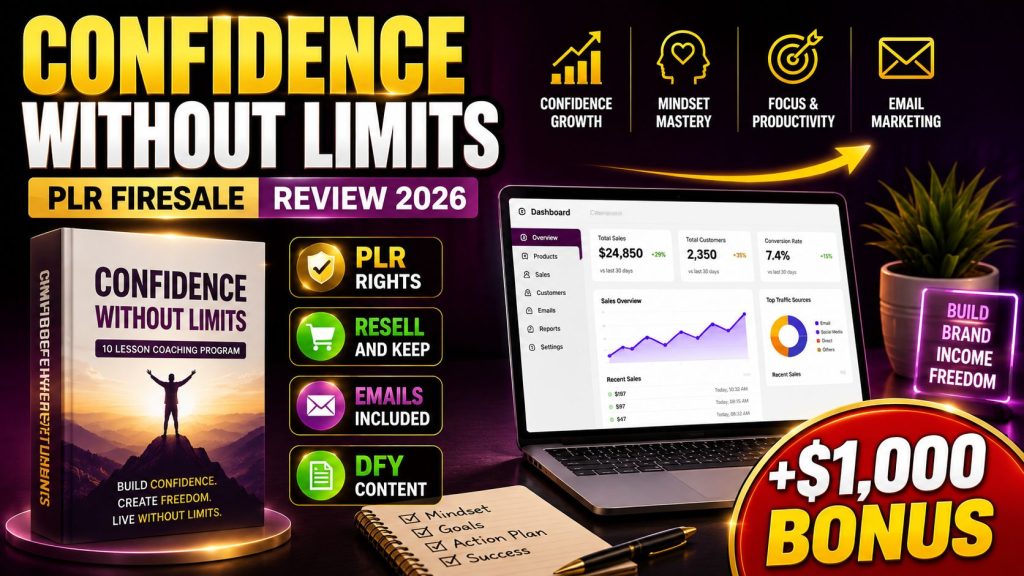 PLR Firesale Confidence Without Limits Review