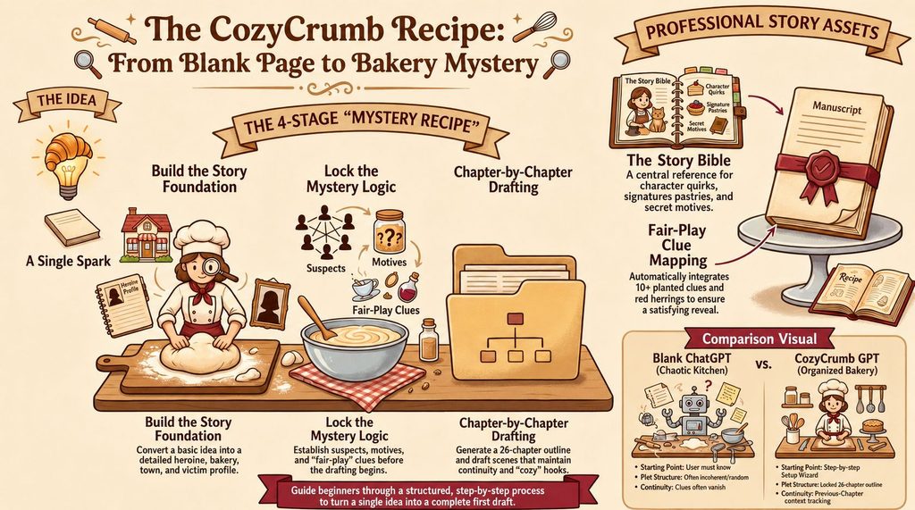 CozyCrumb Mystery Writer GPT Review