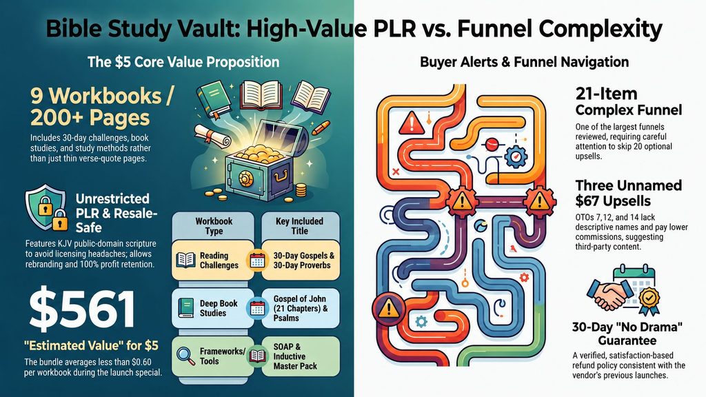 Bible Study Vault w/ Unrestricted PLR Review