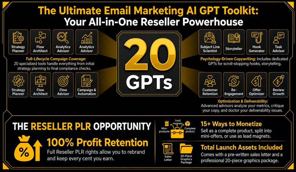 PLR The Email Marketing AI GPT Toolkit With Reseller PLR Review