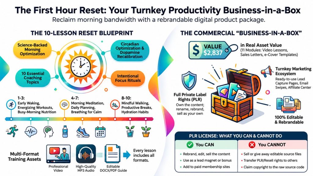 PLR Firesale The First Hour Reset Review