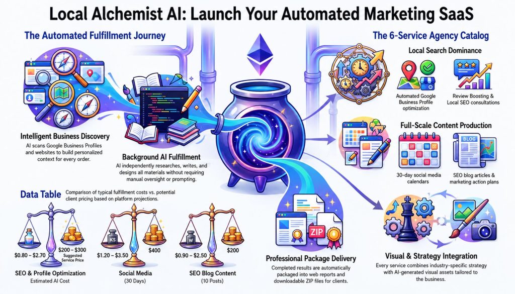 Local Alchemist AI Your Own Automated Local Marketing SaaS Review
