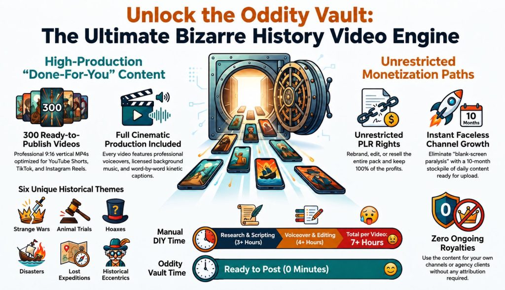 PLR Bizarre History Video Pack Oddity Vault Collection Review