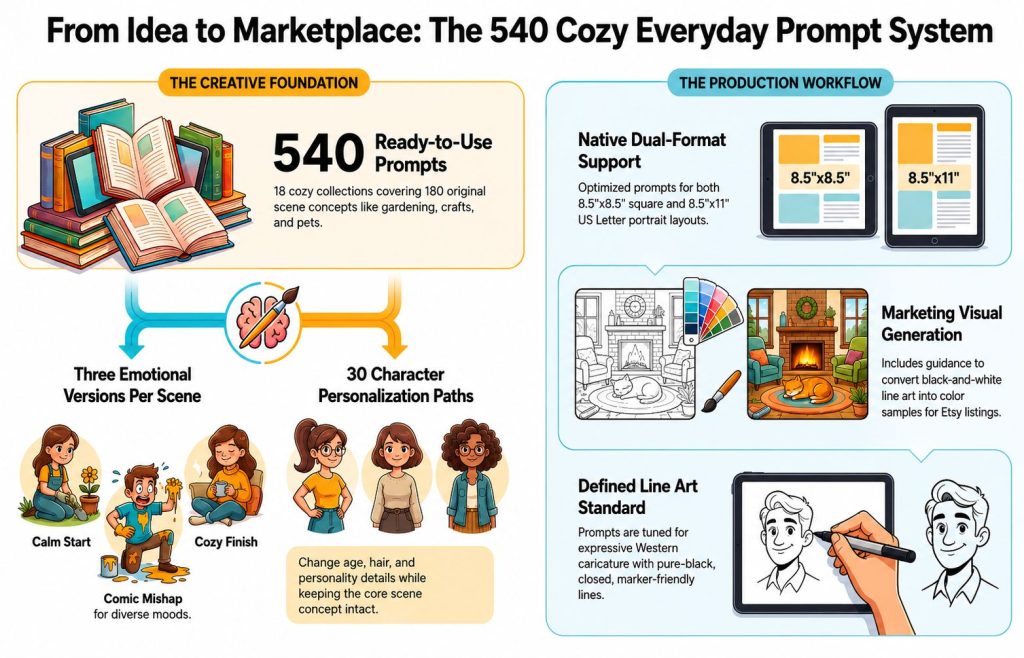 540 Ready to Use Prompts for Adult Coloring Books Review
