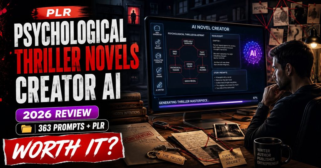 PLR Psychological Thriller Novels Creator AI Review