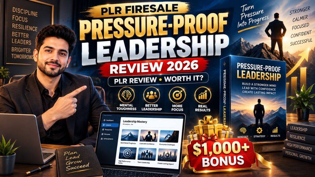 PLR Firesale Pressure-Proof Leadership Review