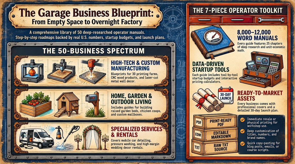 The Garage Business Blueprint w Unrestricted PLR Review