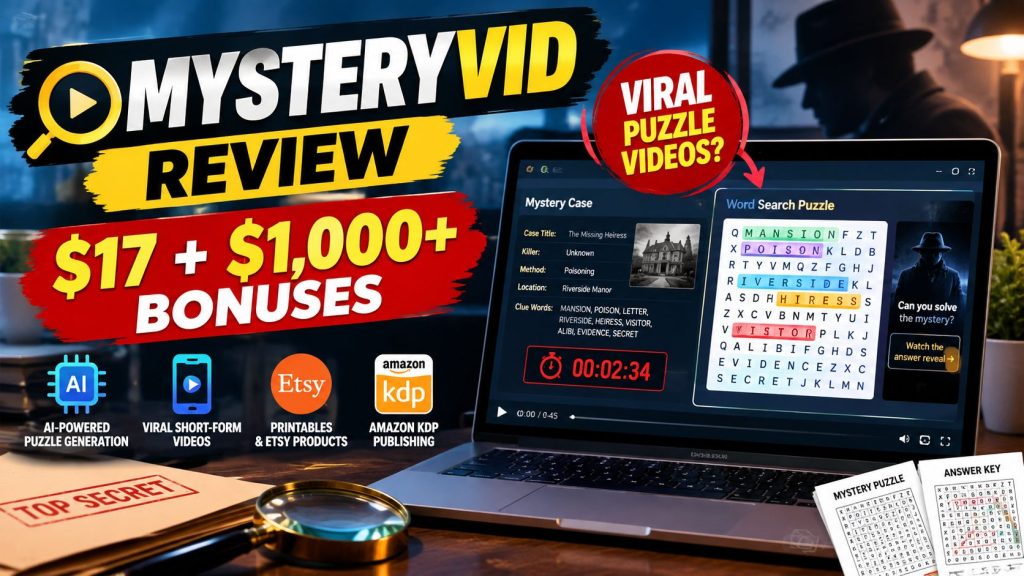 MysteryVid Turn Any Topic Into Viral Mystery Puzzle Review