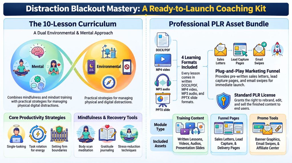 PLR Firesale Distraction Blackout Mastery Review