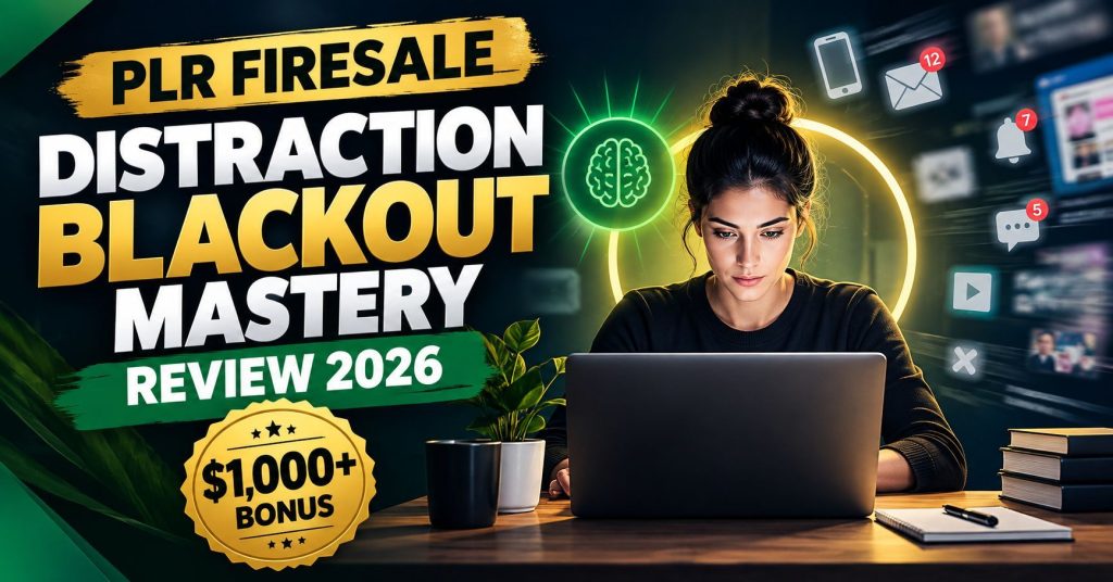 PLR Firesale Distraction Blackout Mastery Review
