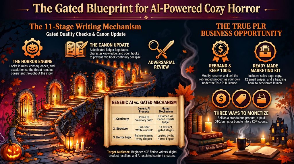Halloween Cozy Horror Book Writer PLR Review