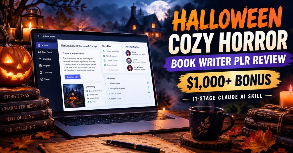 Halloween Cozy Horror Book Writer PLR Review