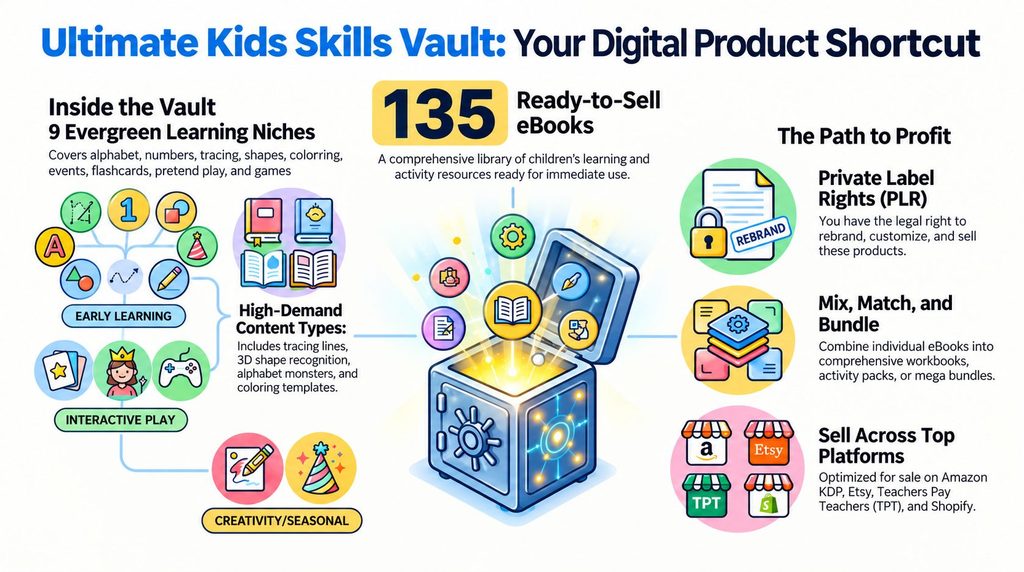 PLR Ultimate Kids Skills Vault Review