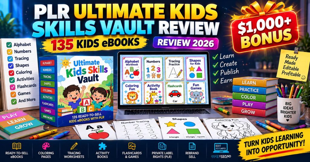 PLR Ultimate Kids Skills Vault Review