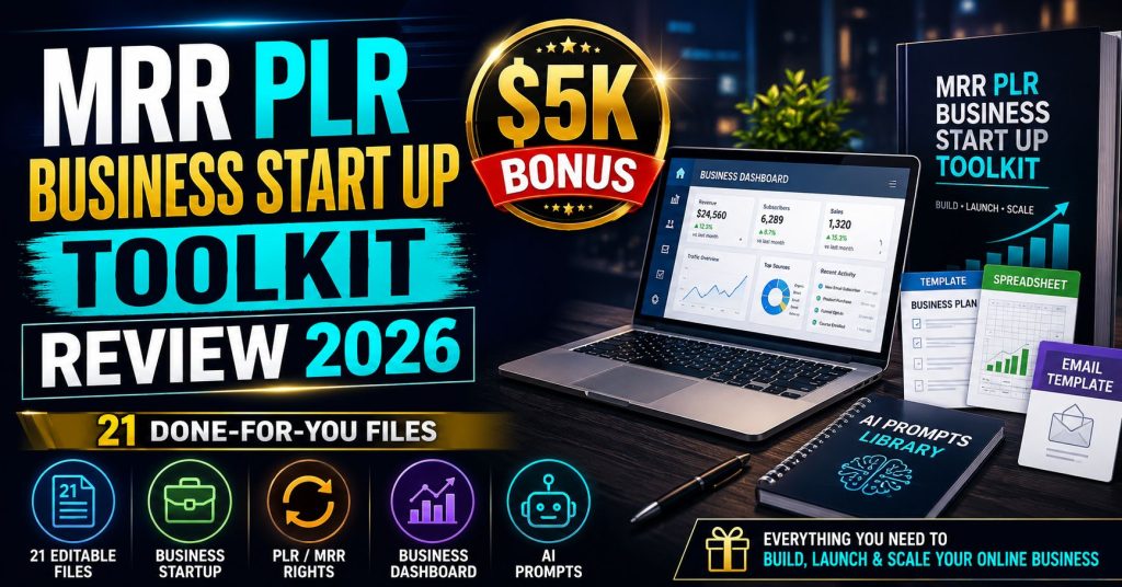 MRR PLR Business Start Up Toolkit Review