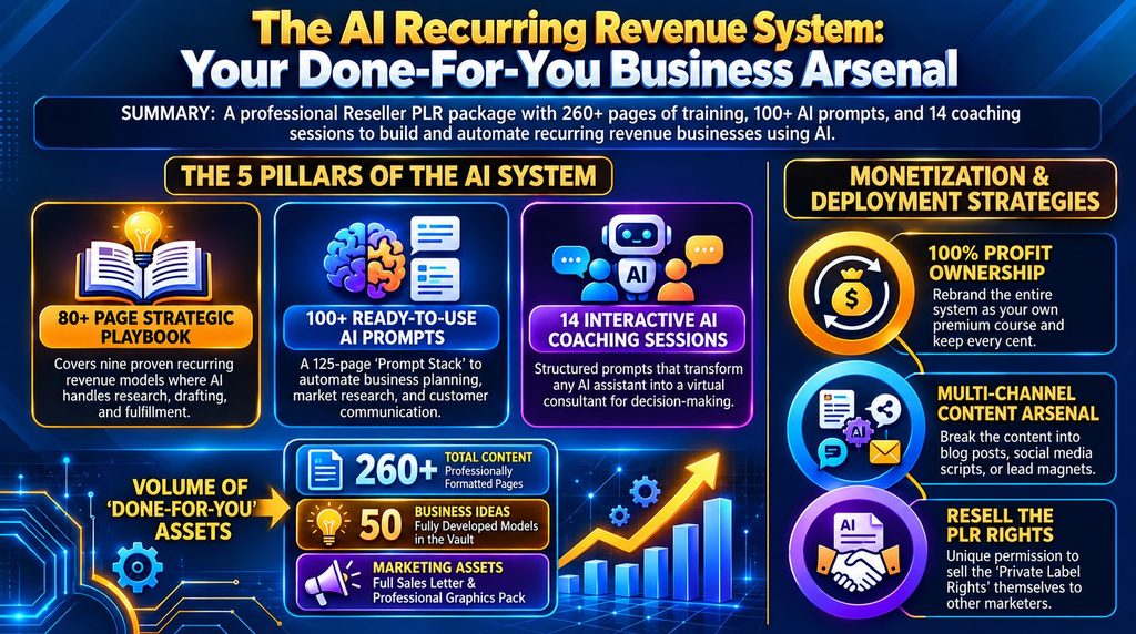 PLR The AI Recurring Revenue System Review