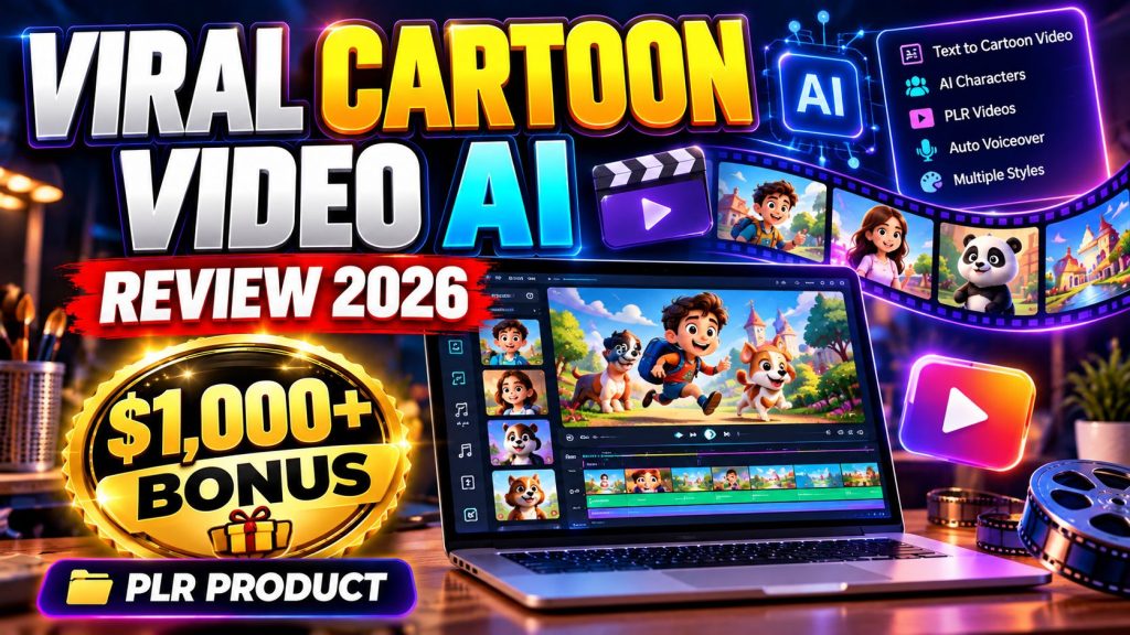PLR Viral Cartoon Video Creator AI Review