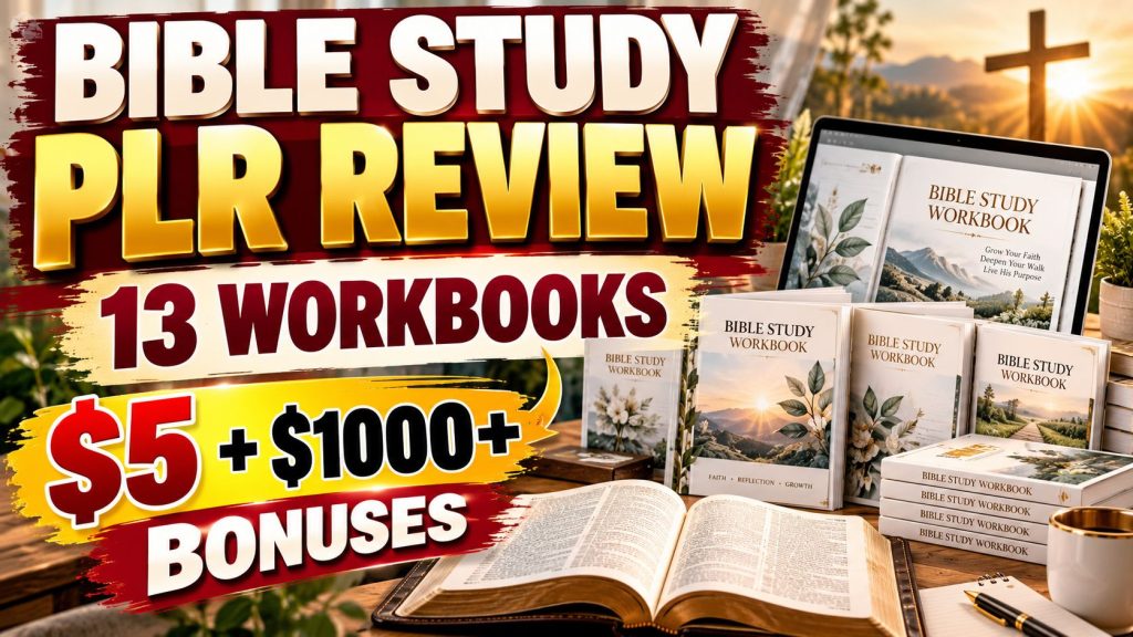 Bible Study Workbooks w Unrestricted PLR Review