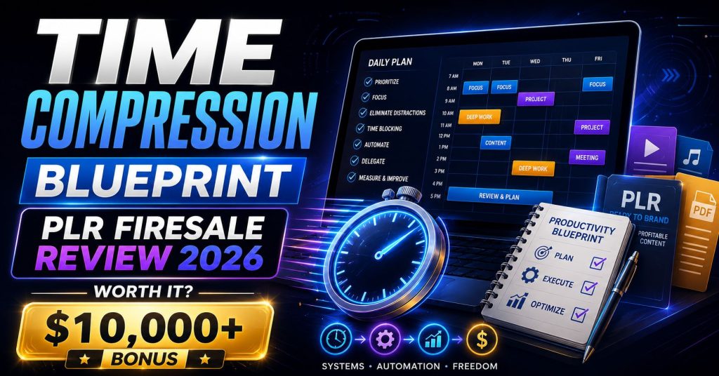 PLR Firesale Time Compression Blueprint Review