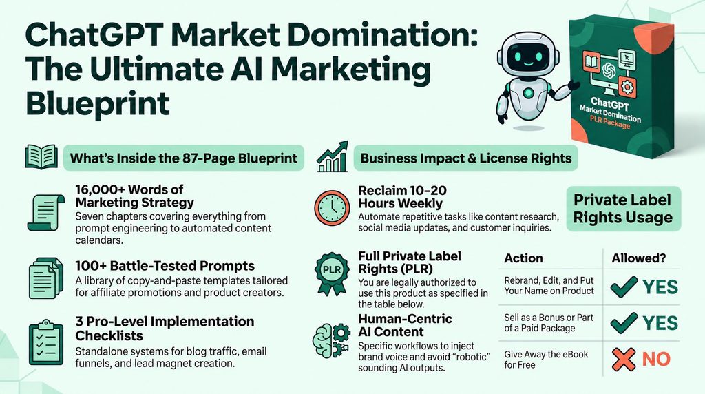 PLR ChatGPT Market Domination Review