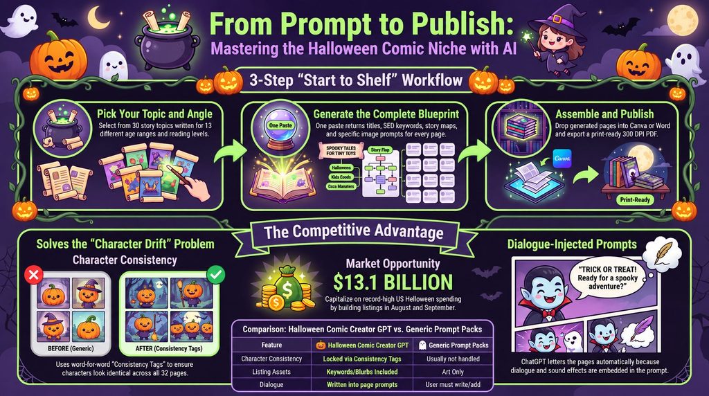 Halloween Comic Creator GPT Review