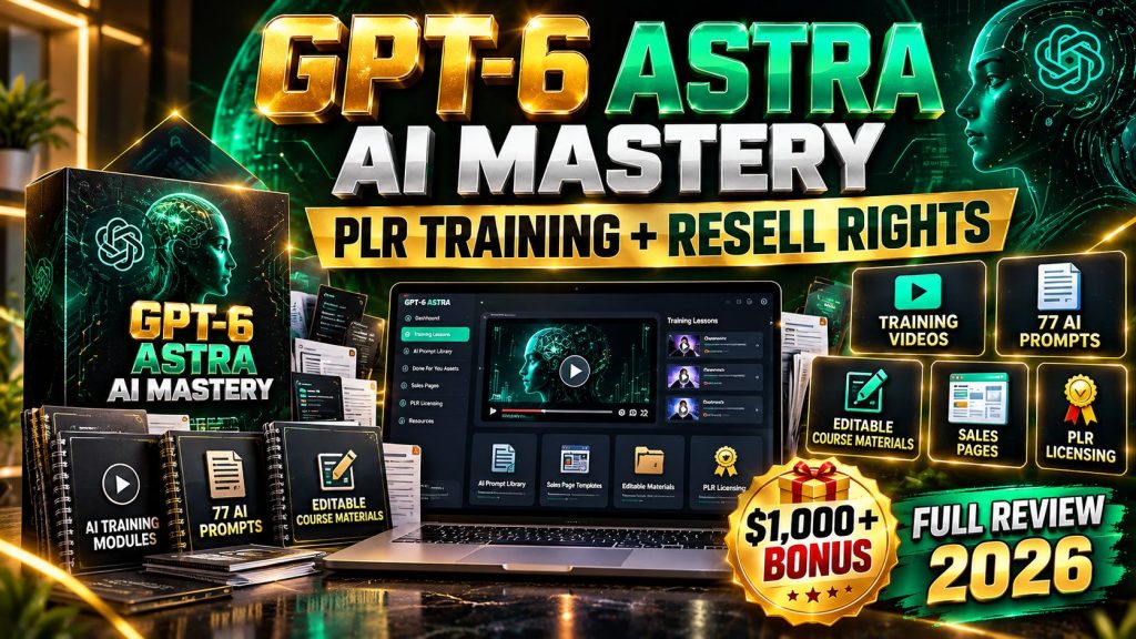 PLR GPT 6 Astra AI Mastery Review