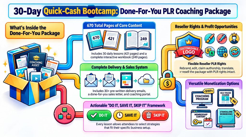 PLR The Online Business Owners 30 Day Quick-Cash Bootcamp Review