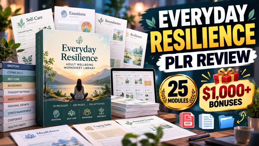 Everyday Resilience w Unrestricted PLR Review