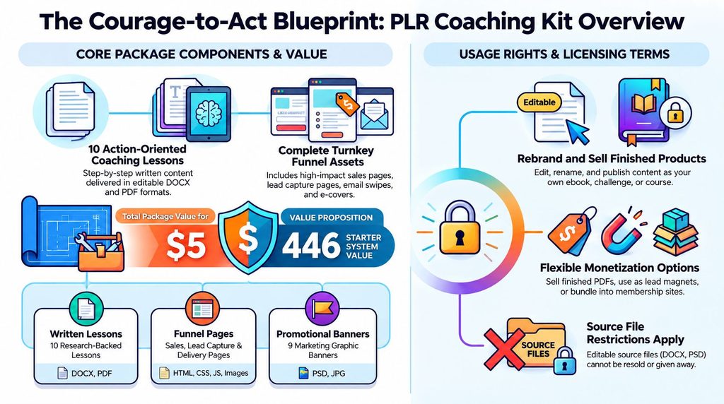 plr firesale the courage to act blueprint review