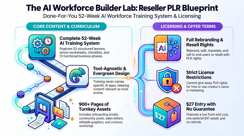 PLR The AI Workforce Builder Lab Membership Review