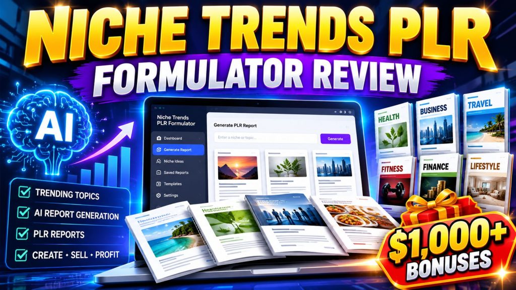 Niche Trends PLR Formulator Review
