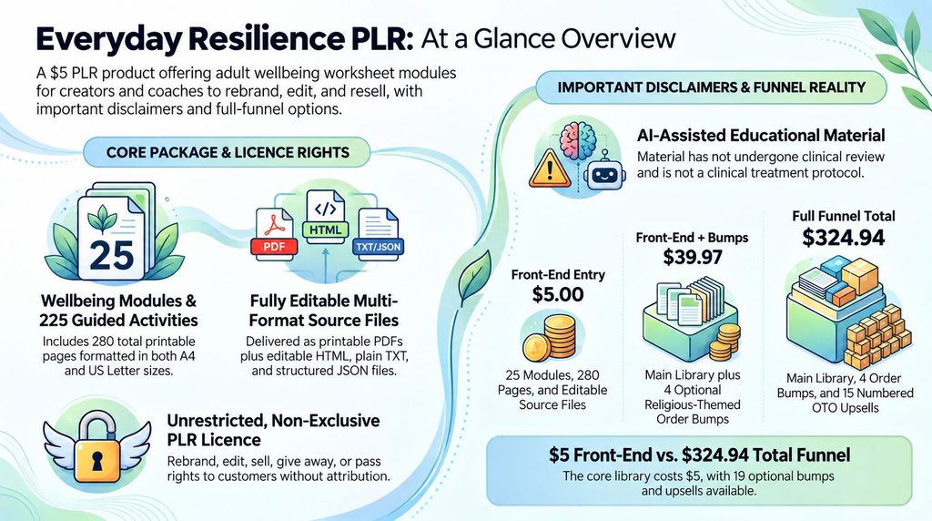 Everyday Resilience w Unrestricted PLR Review