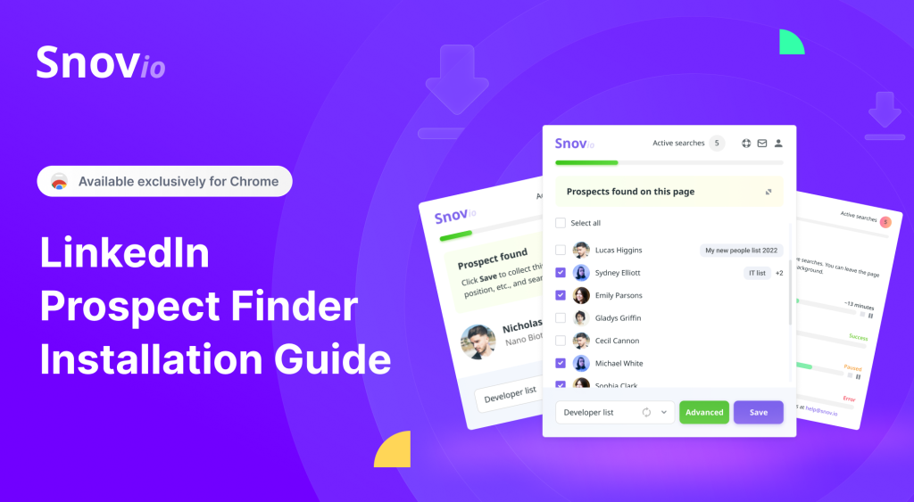LinkedIn Email Finder by Snov.io