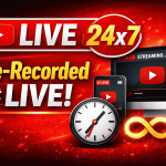 How to Live Stream Recorded Videos 24x7 on YouTube